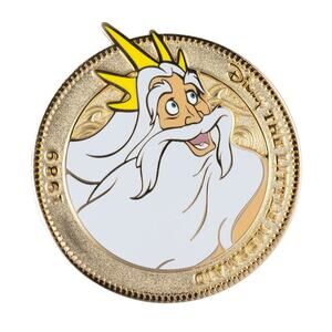 Pink A La Mode (PALM) Disney Limited Edition Wave 9 Coin Pin King Triton